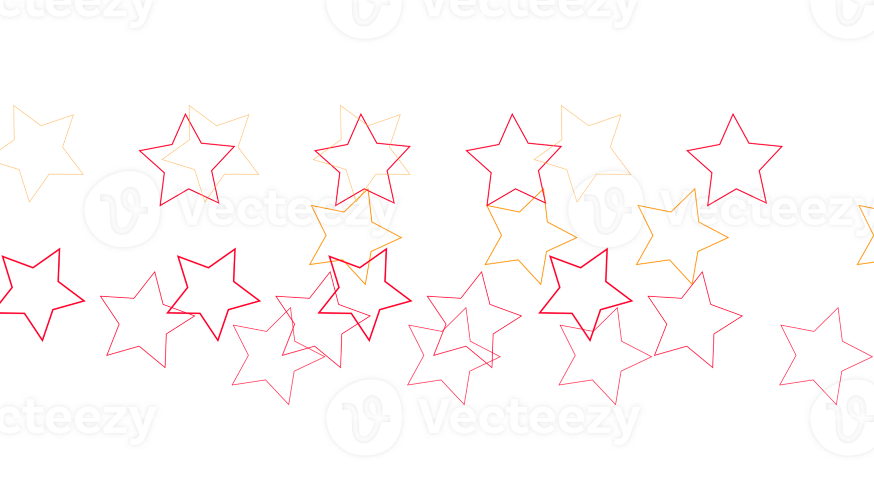 a group of stars on a transparent background png