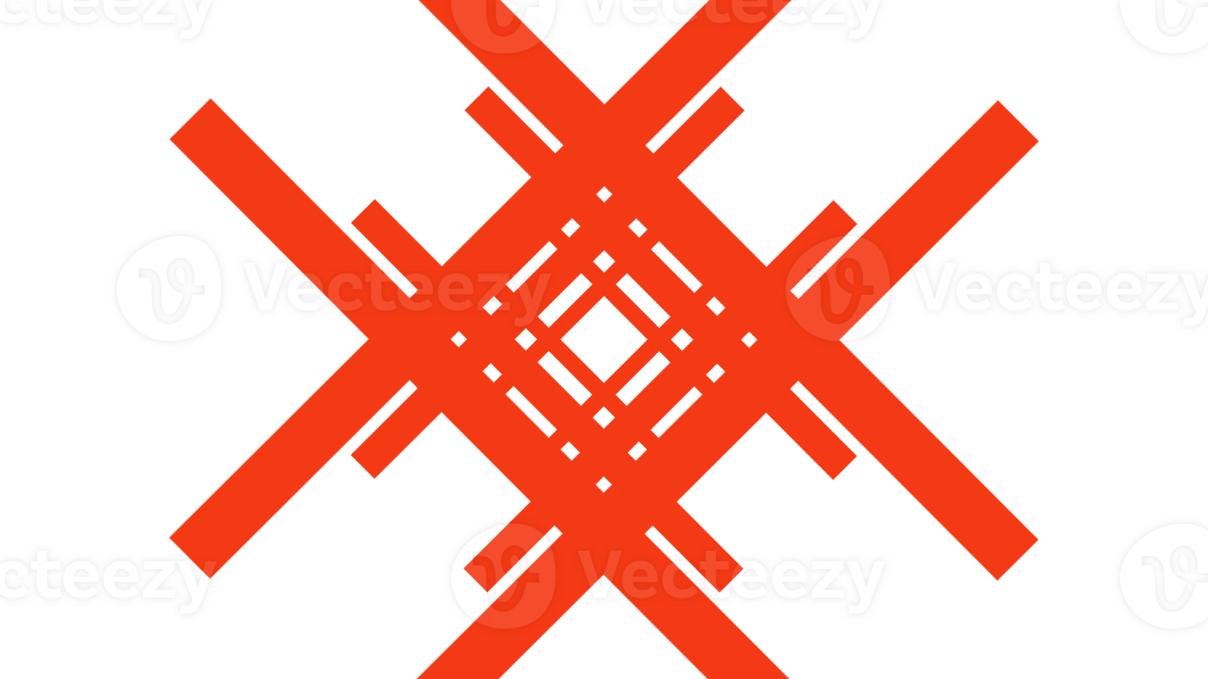 a red and white cross symbol on a transparent background png