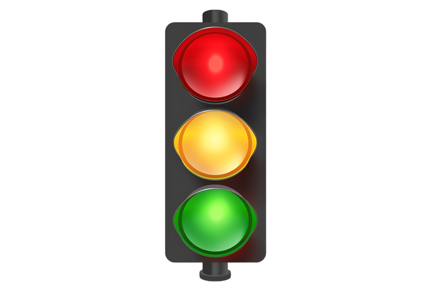 Traffic Lights Isolated on Transparent Background png