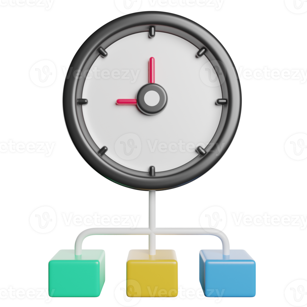 Time Management Clock png