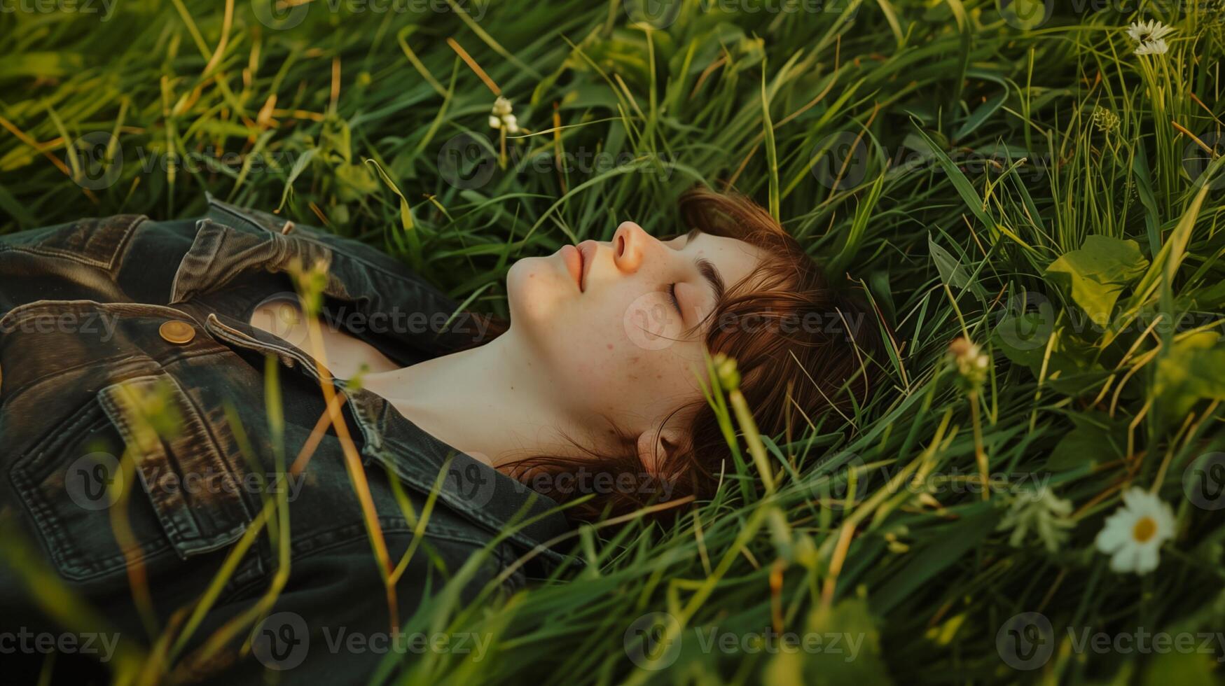 Green haven, a restful pause amidst nature photo