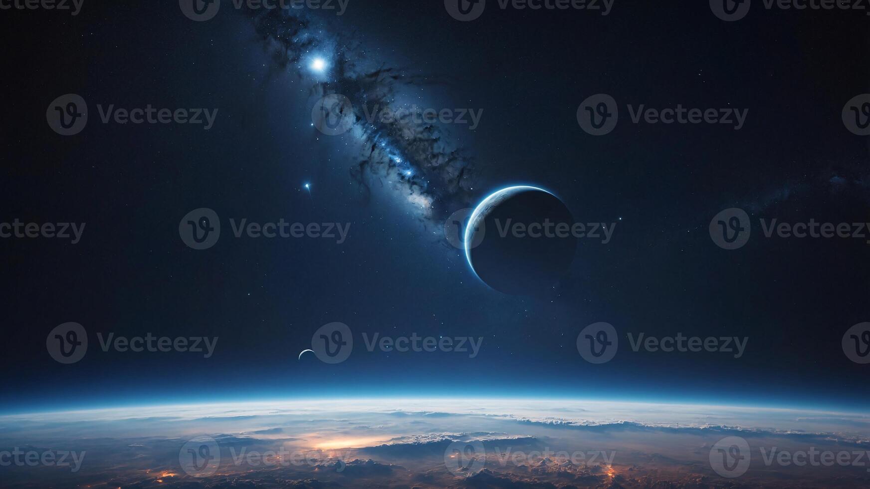Celestial Tapestry A Cosmic Landscape photo