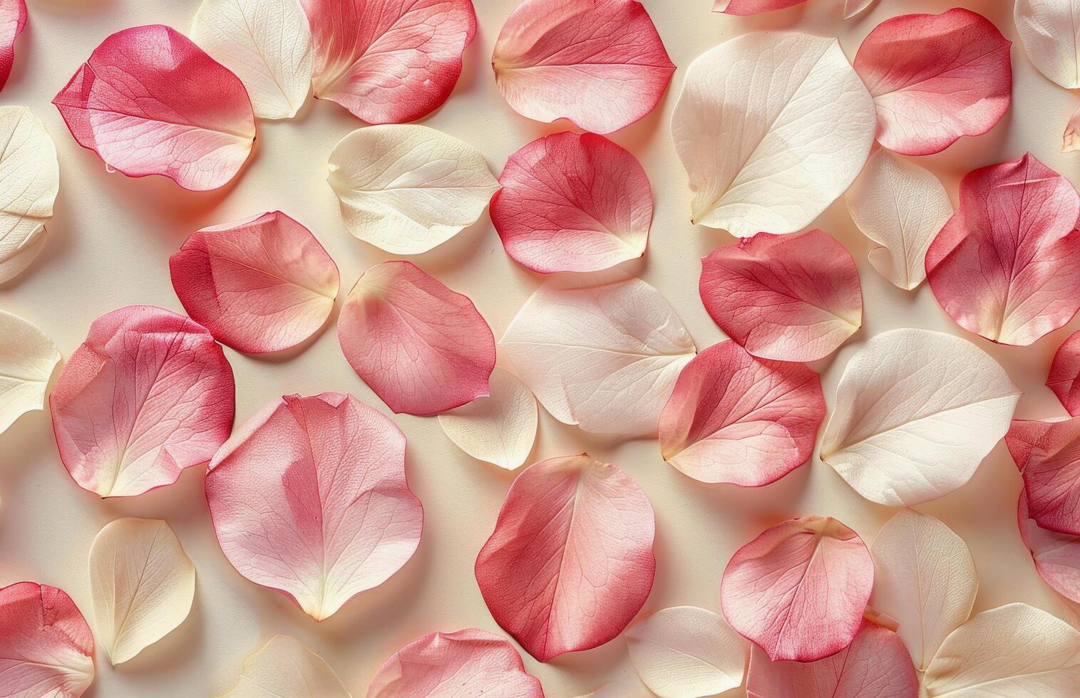 Delicate Rose Petals on a Light Background photo