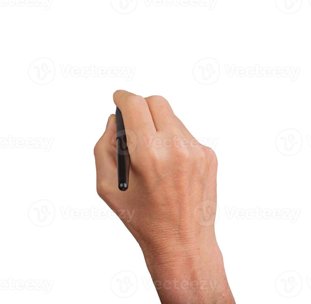 Hand holding stylus, signature sign. Business smart designer remote pov screen. Illustrator person photo