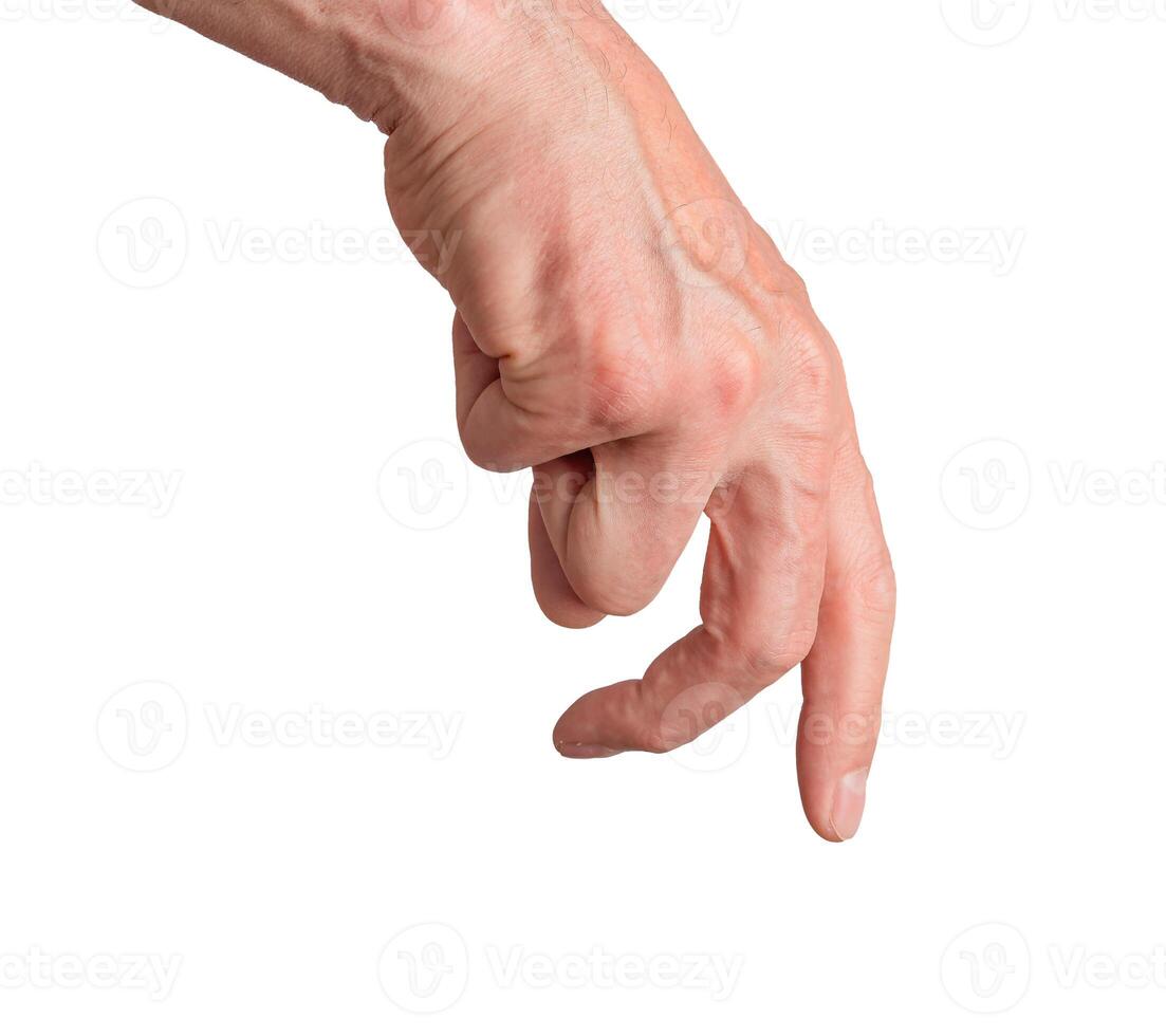 Finger walking gesture, step by step journey. Two way sign, isolated. Success symbol, growth and photo