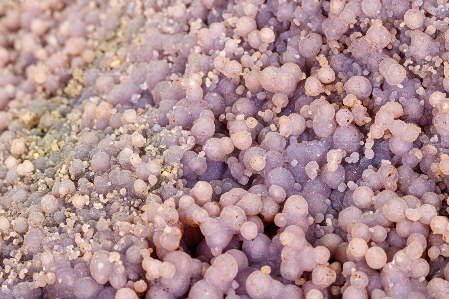 Macro stone cobalt calcite mineral on white background photo