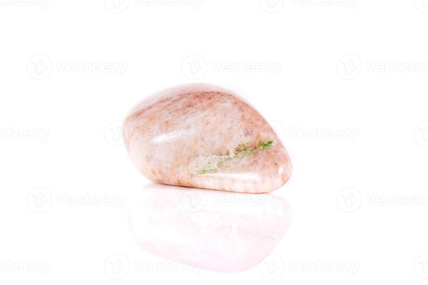 Macro mineral stone jasper on a white background photo