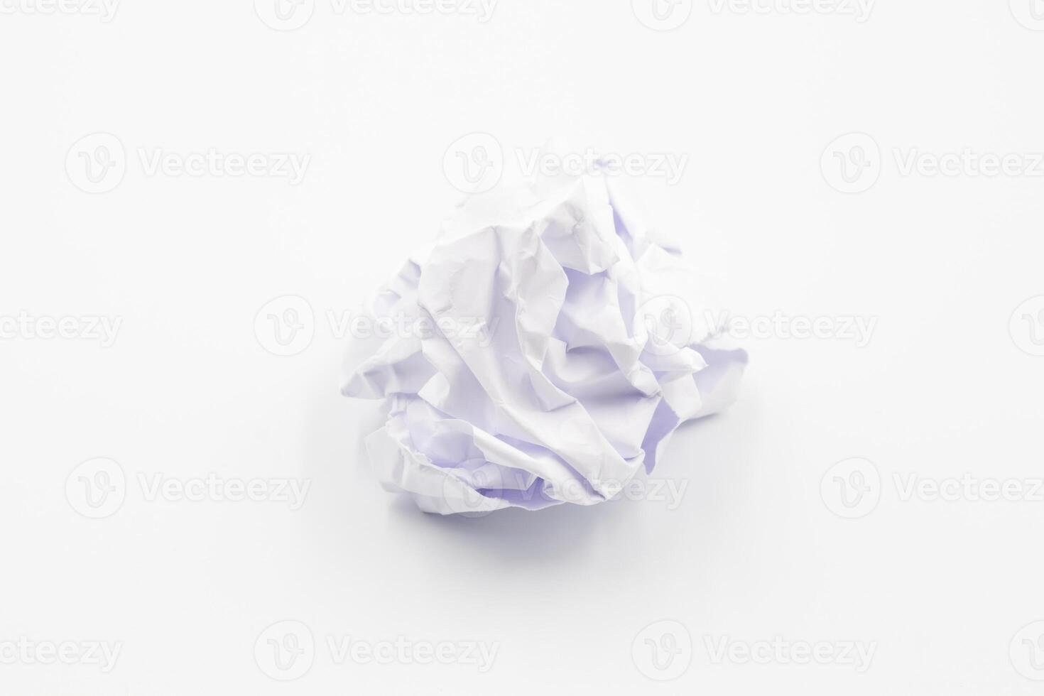 Crumpled white paper texture background, clumps of crumpled paper, paper balls on a white background photo