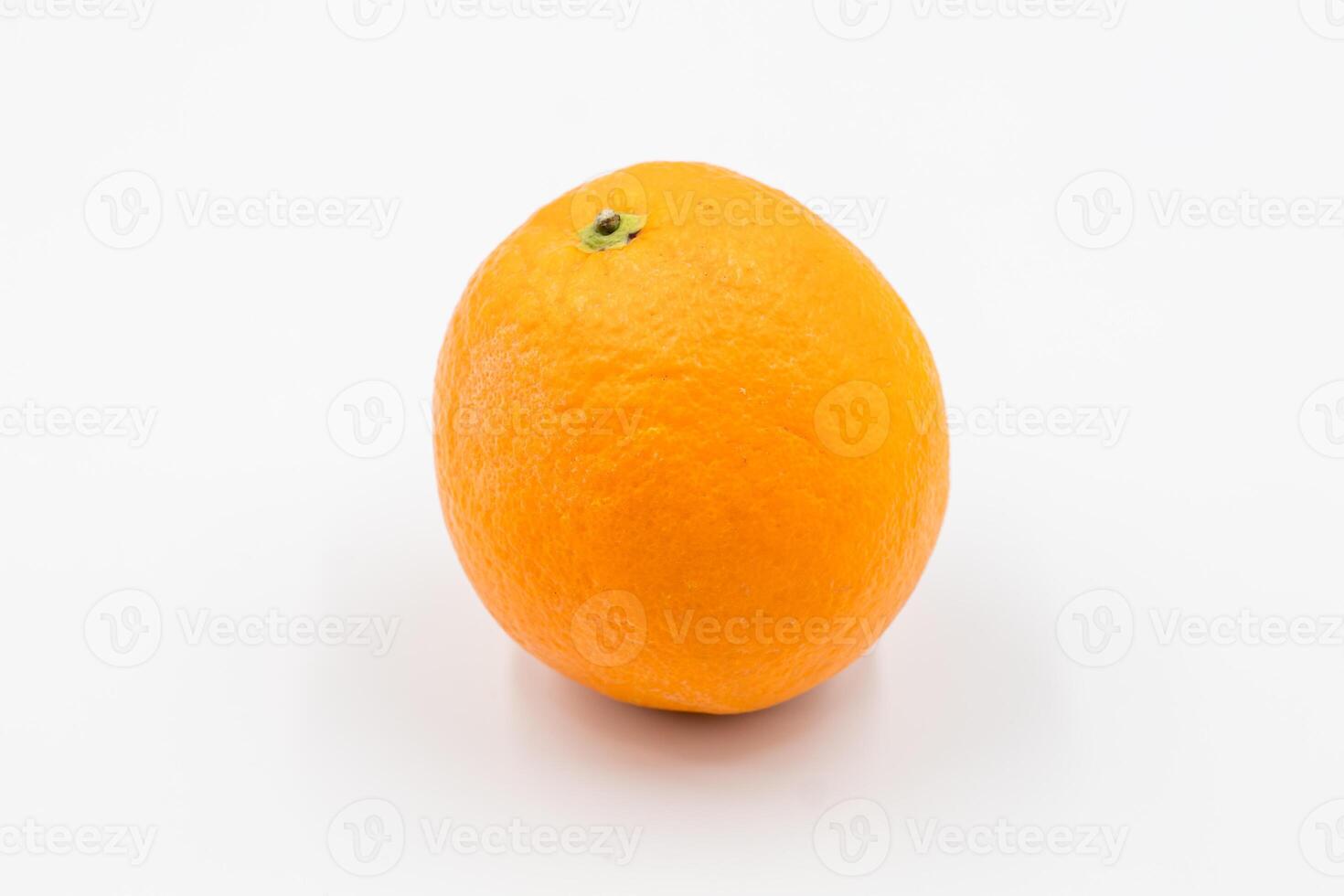 Fresh orange fruit isolate on white background, ripe orange isolated on white background photo