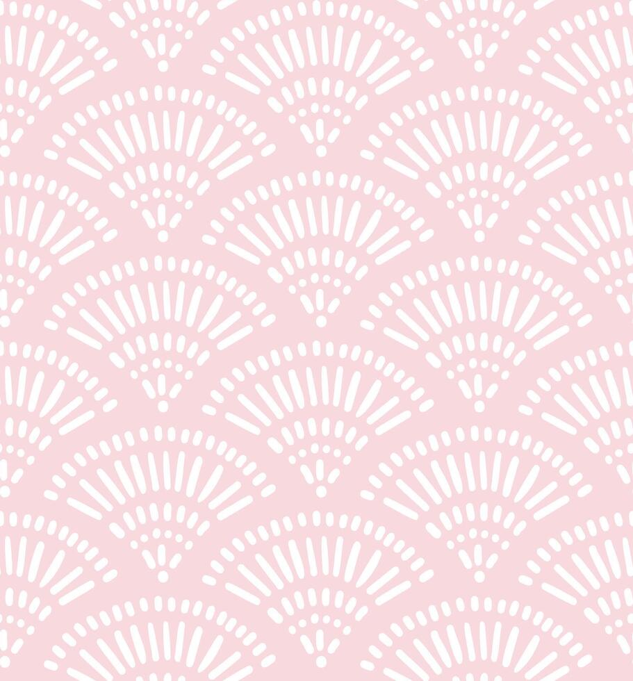 boho line art seamless pattern vector