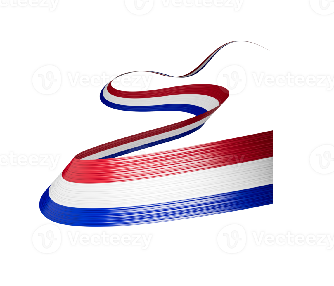 3d Flag Of Paraguay 3d Wavy Shiny Paraguay Ribbon Flag, 3d illustration png