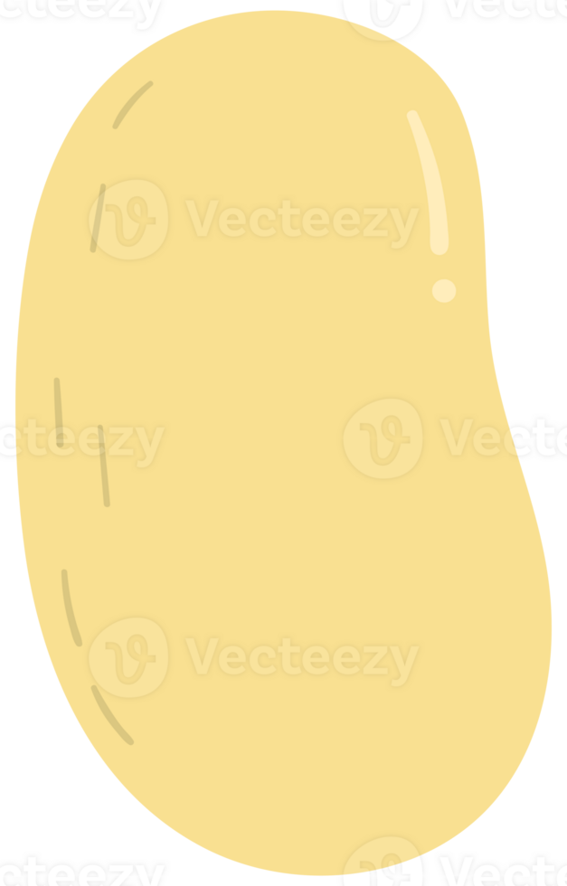 Kid hand drawn cute healthy food vegetables sweet potato png