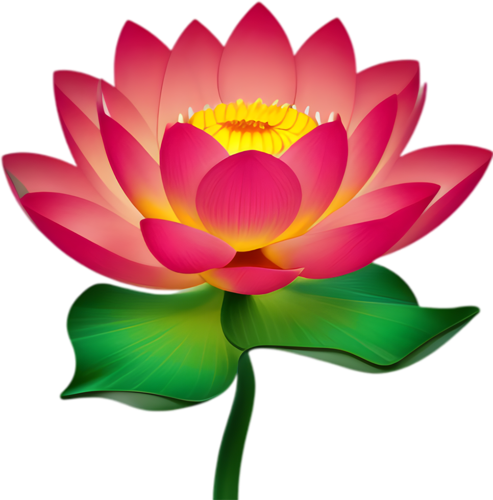 délicat lotus fleurit avec serein beauté. ai-généré. png