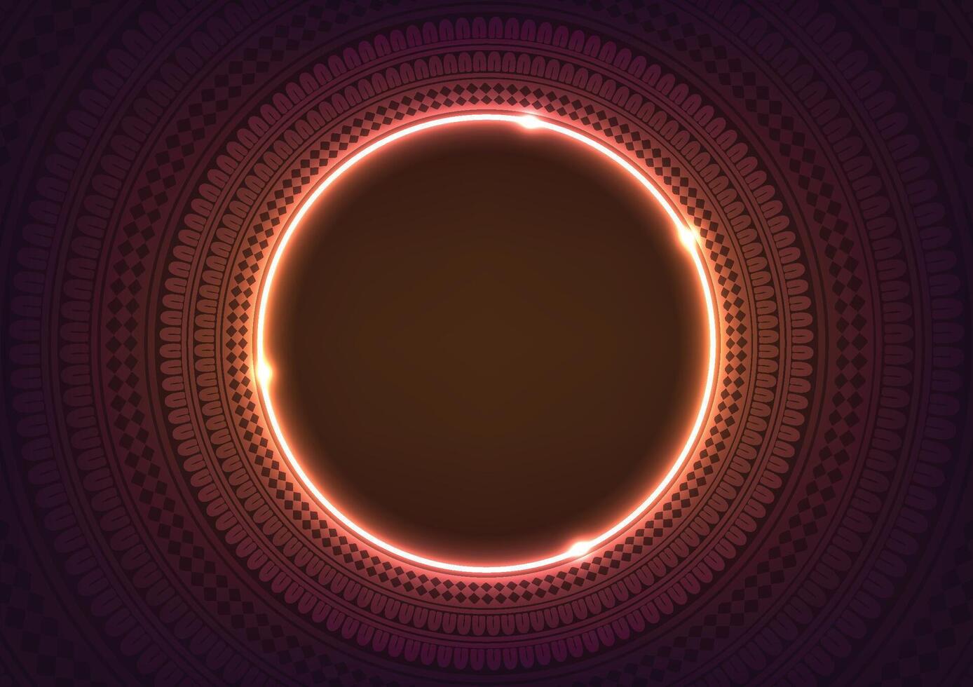 Gold luxury circle mandala premium background vector