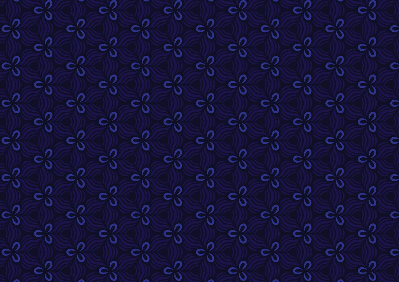 Blue flower wallpaper pattern abstract background vector