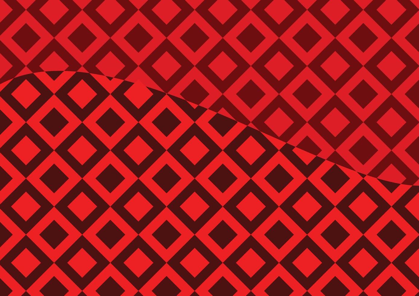 Red hot square pattern geometric background vector