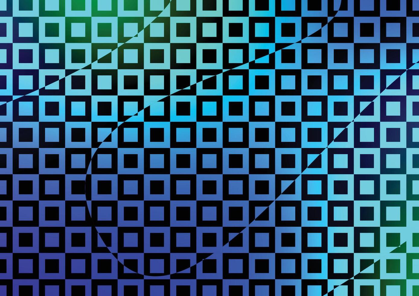 Square blue pattern abstract gradient background vector