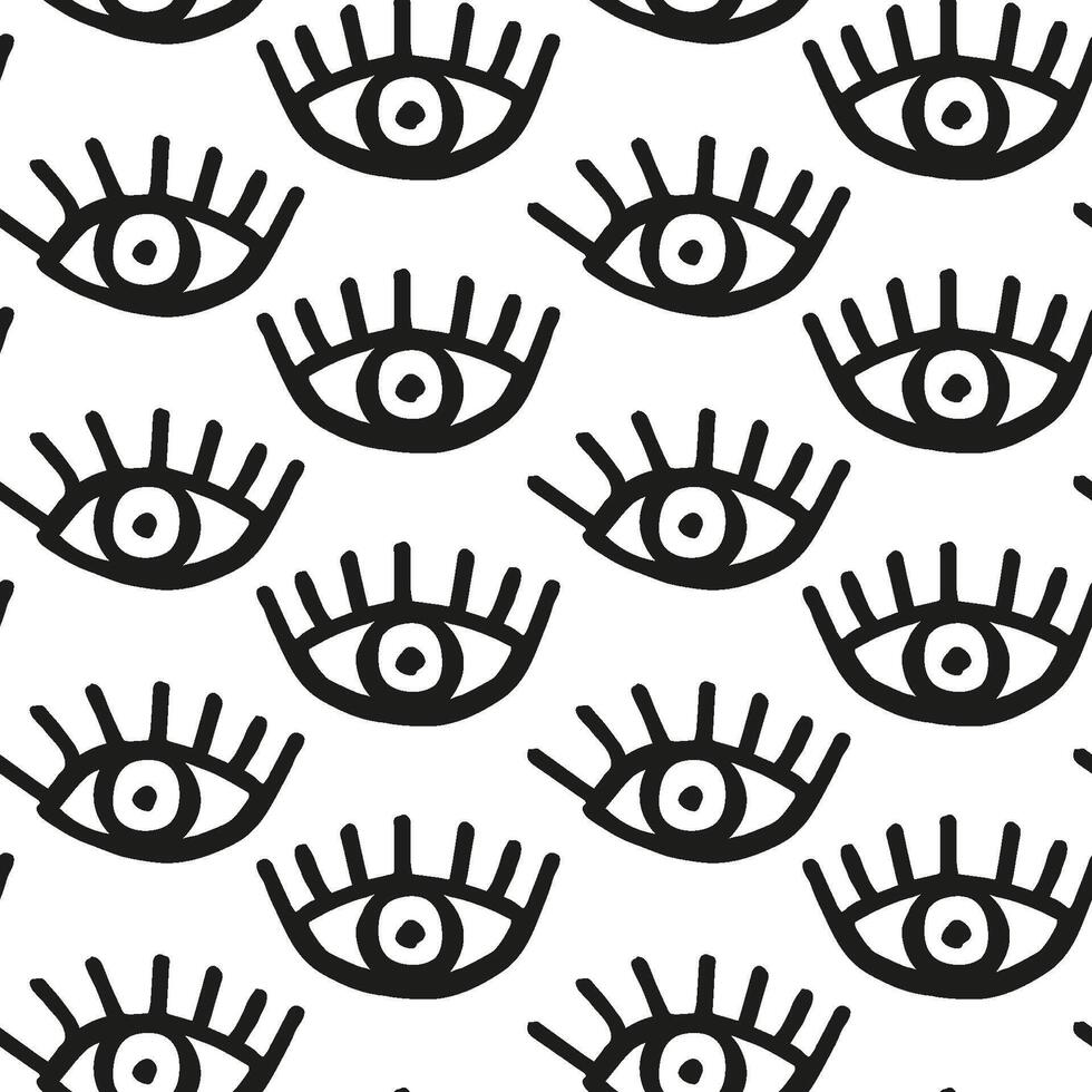 Black and white seamless pattern vector
