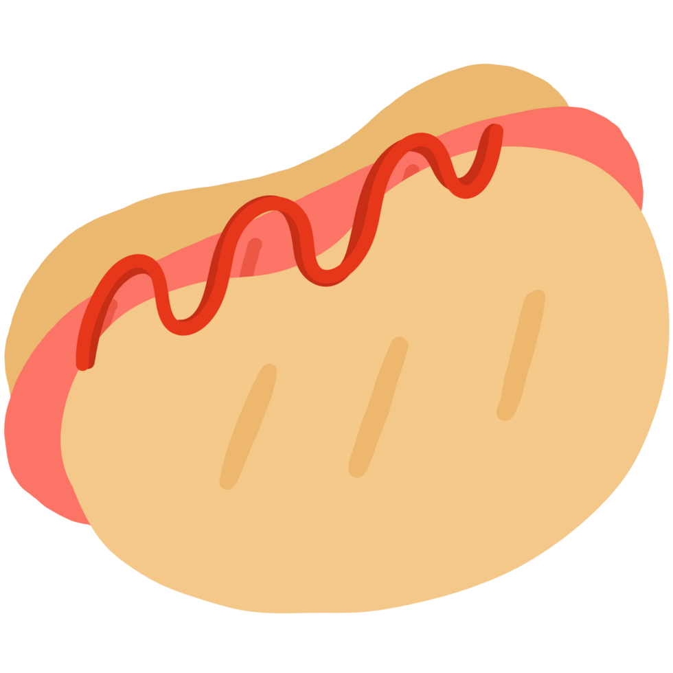 hot dog cartoon png