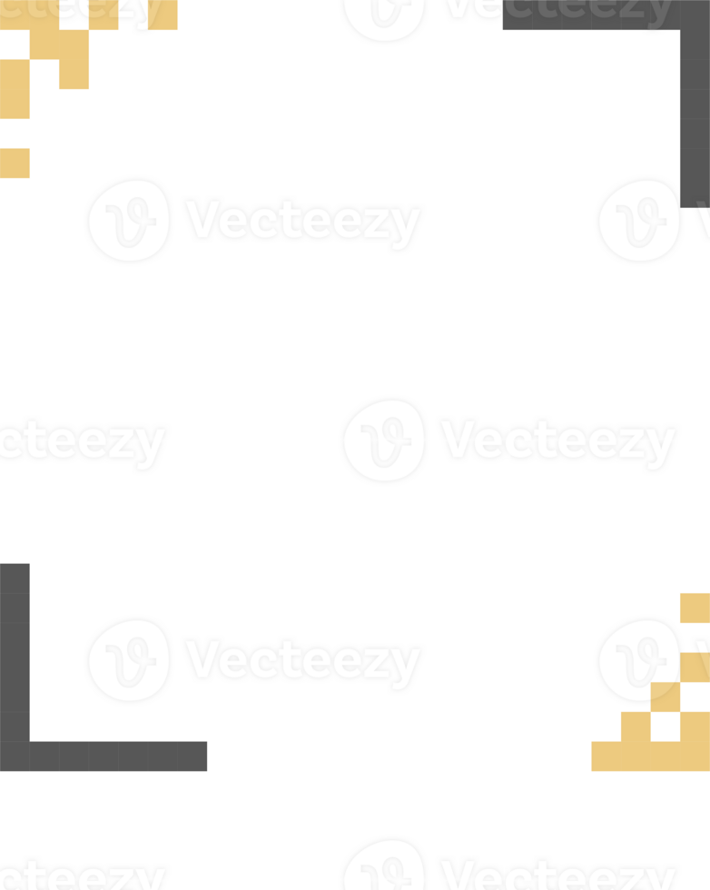 8bit retro game pixel art colorful speech bubble balloon icon sticker memo keyword planner text box banner png