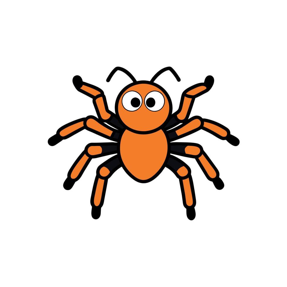 California Tarantula spider play icon illustration vector
