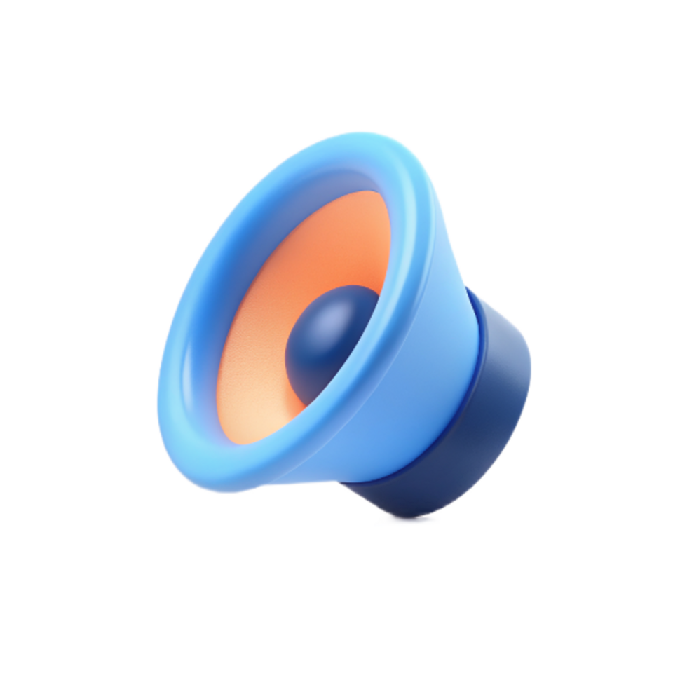 Sound Woofer 3d Design png