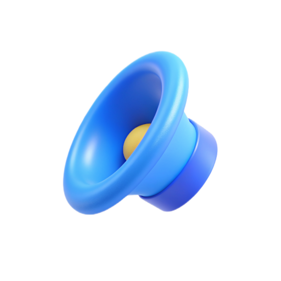 Sound Woofer 3d Object png