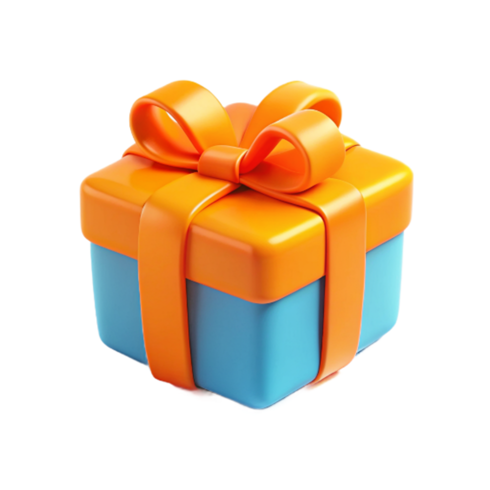 Gift Box 3d Object png