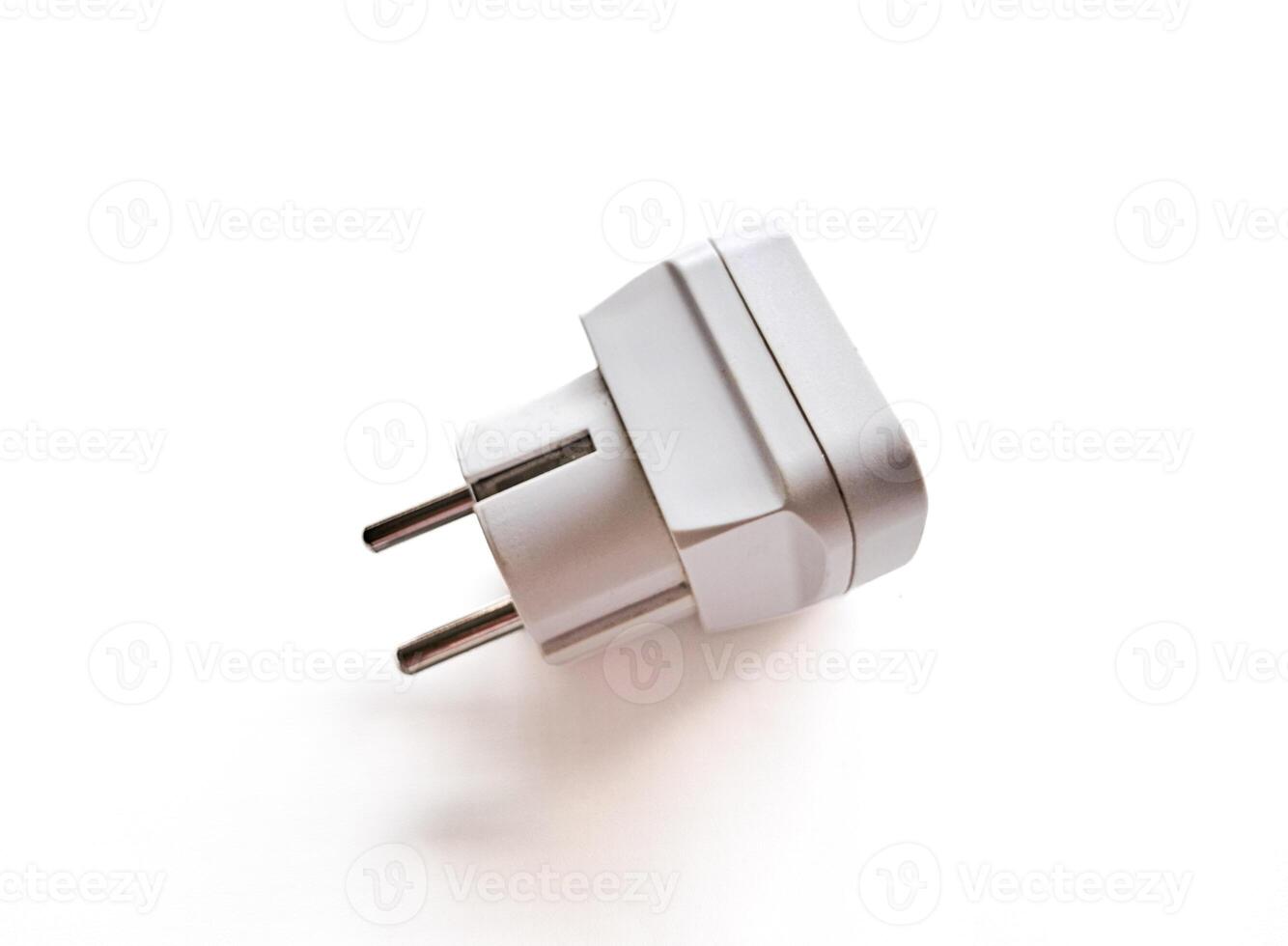 power adapter for phone, tablet, laptop and etc isolated on white background photo