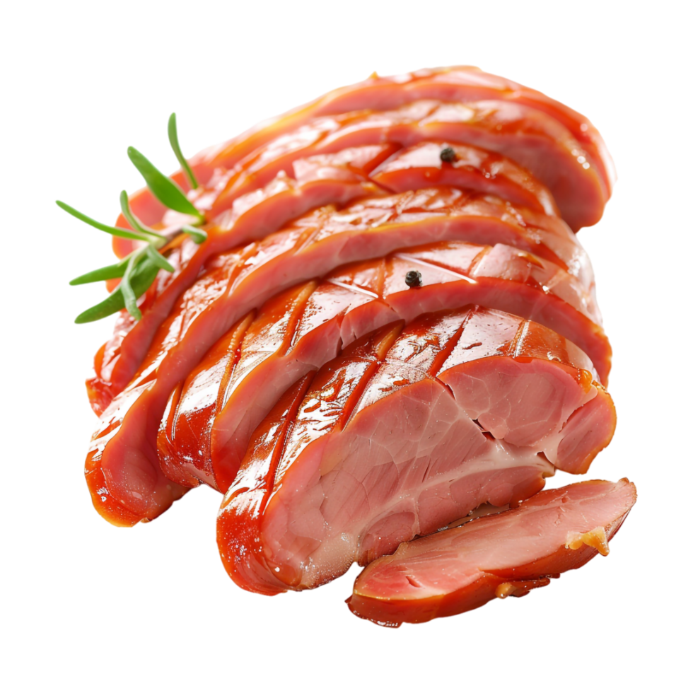 Pork Meat Slice on Transparent Background png