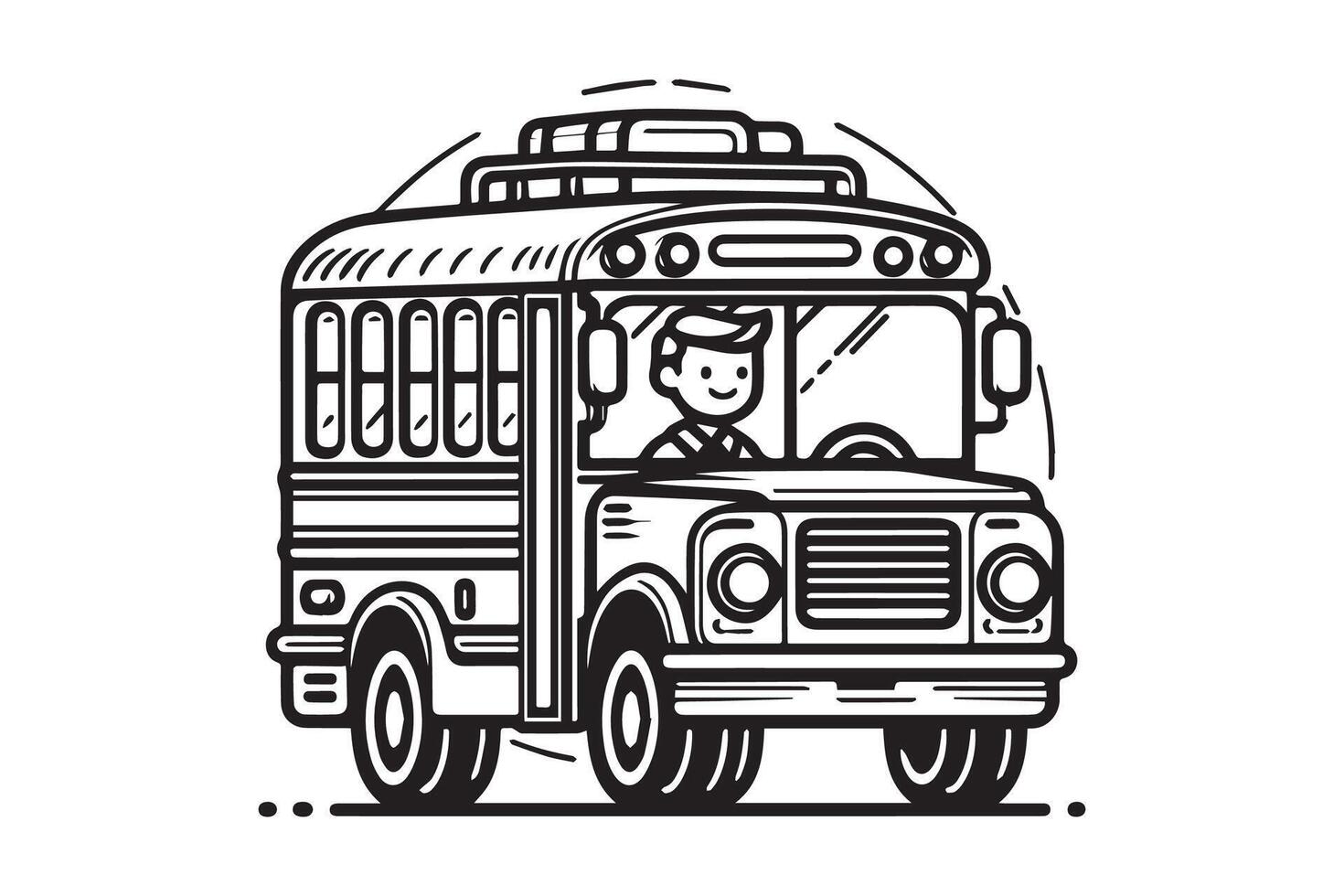 Simple and easy car coloring page for kids and Toddler. car coloring books for kids vector