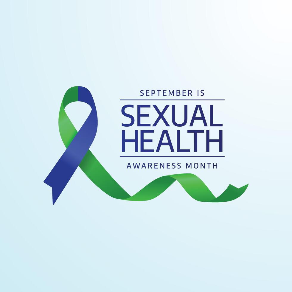 Sexual Health Month. Flat art design. Good for template usage. eps 10. vector