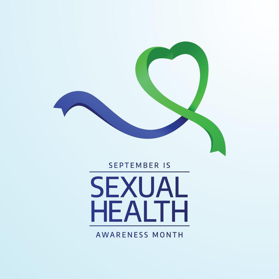Sexual Health Month. Flat art design. Good for template usage. eps 10. vector