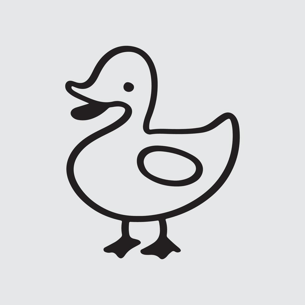 duck art design vector
