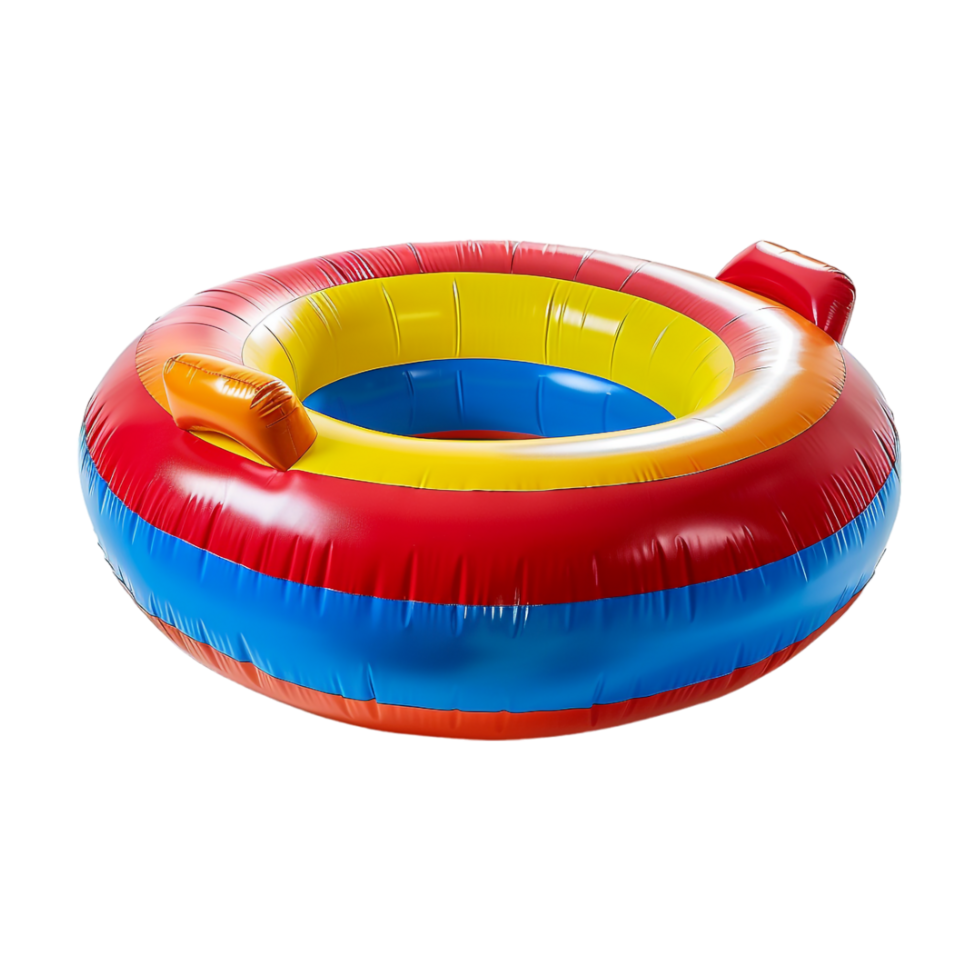 Inflatable Ring Round Tube on Transparent Background png