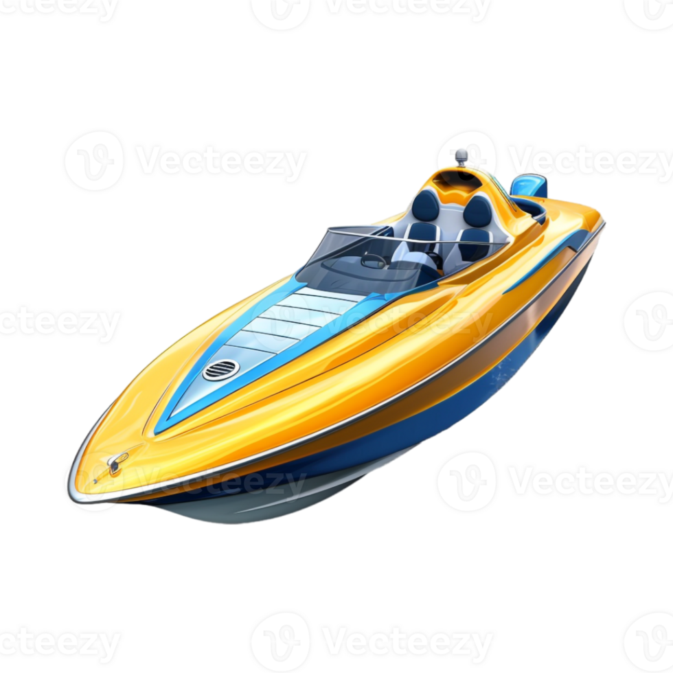 surfing boot Aan transparant achtergrond png