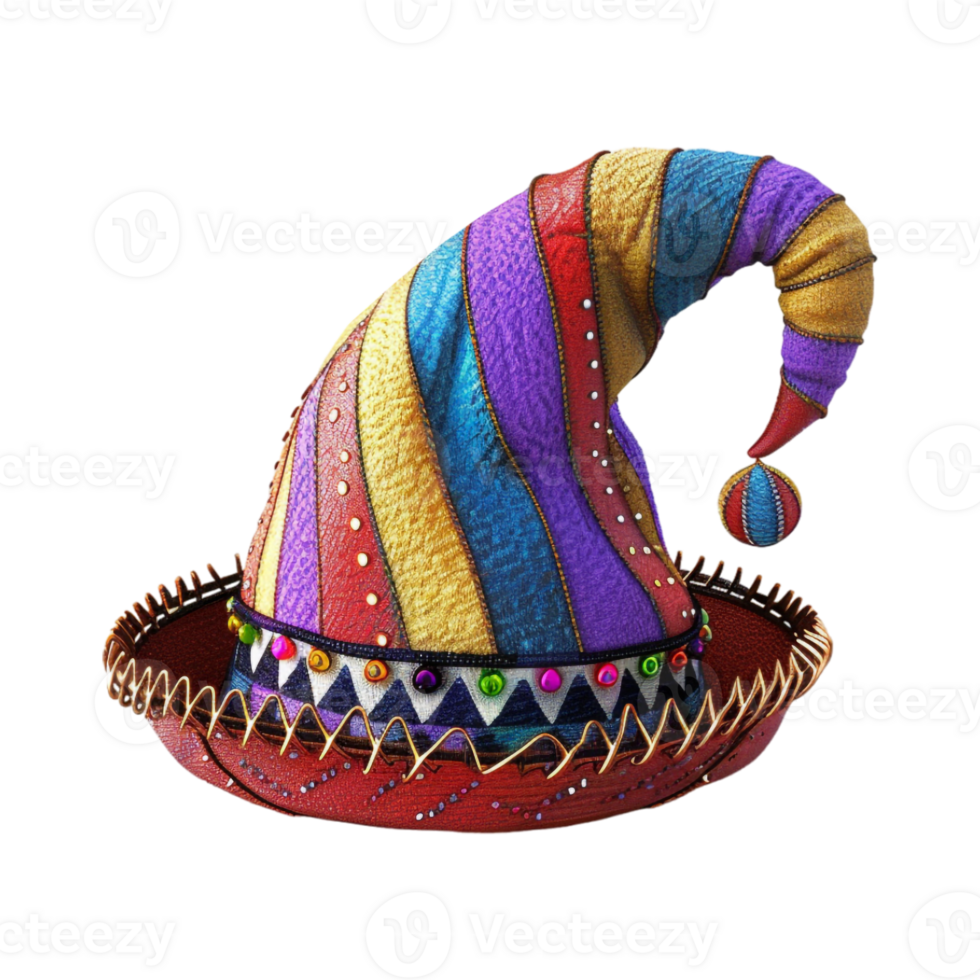 Joker Hat on Transparent Background png