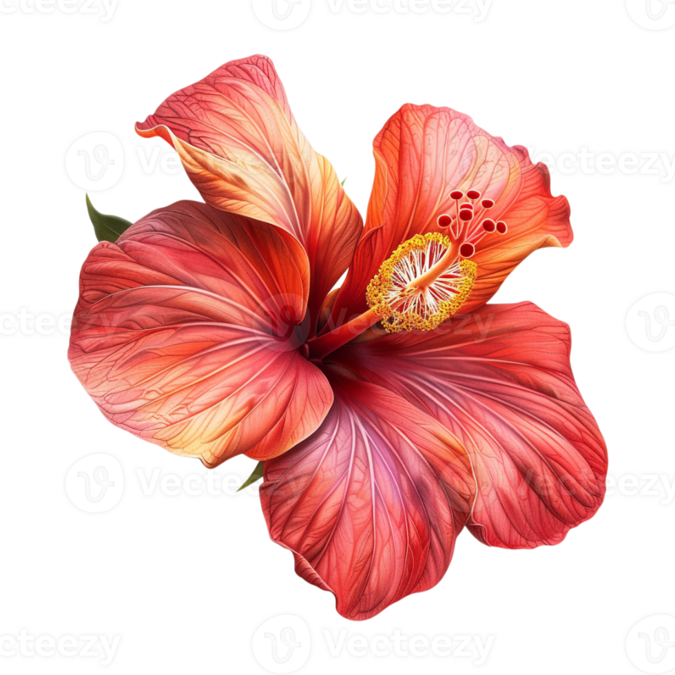 Amaryllis Plant on Transparent Background png