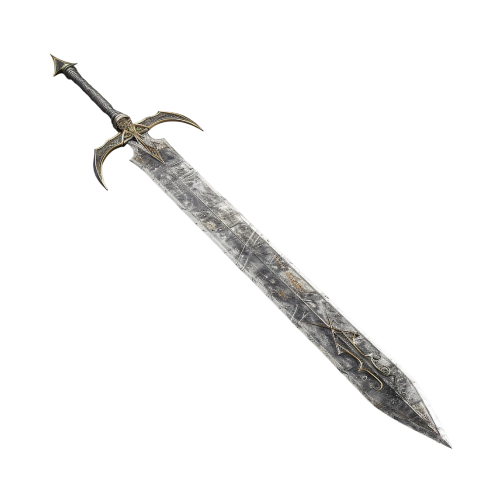 Warrior Sword on Transparent Background png