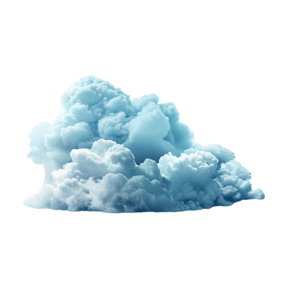 Blue Clouds on Transparent Background 47079259 PNG