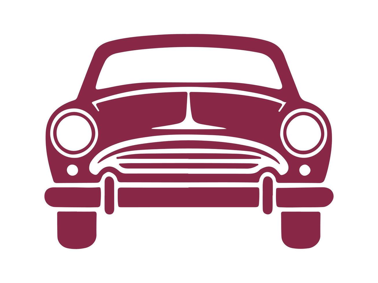 a car icon on a white background vector