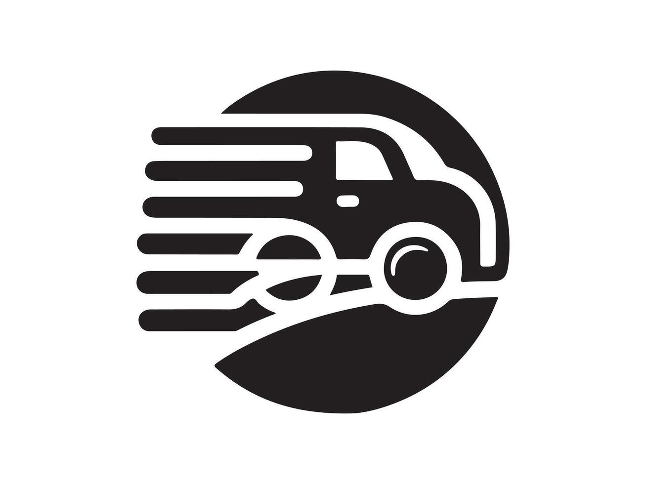 delivery truck icon illustration vector