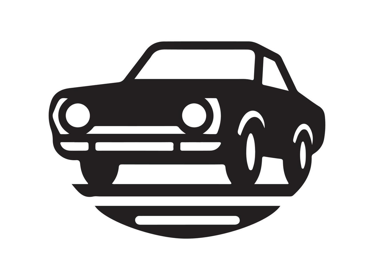car icon illustration on white background vector