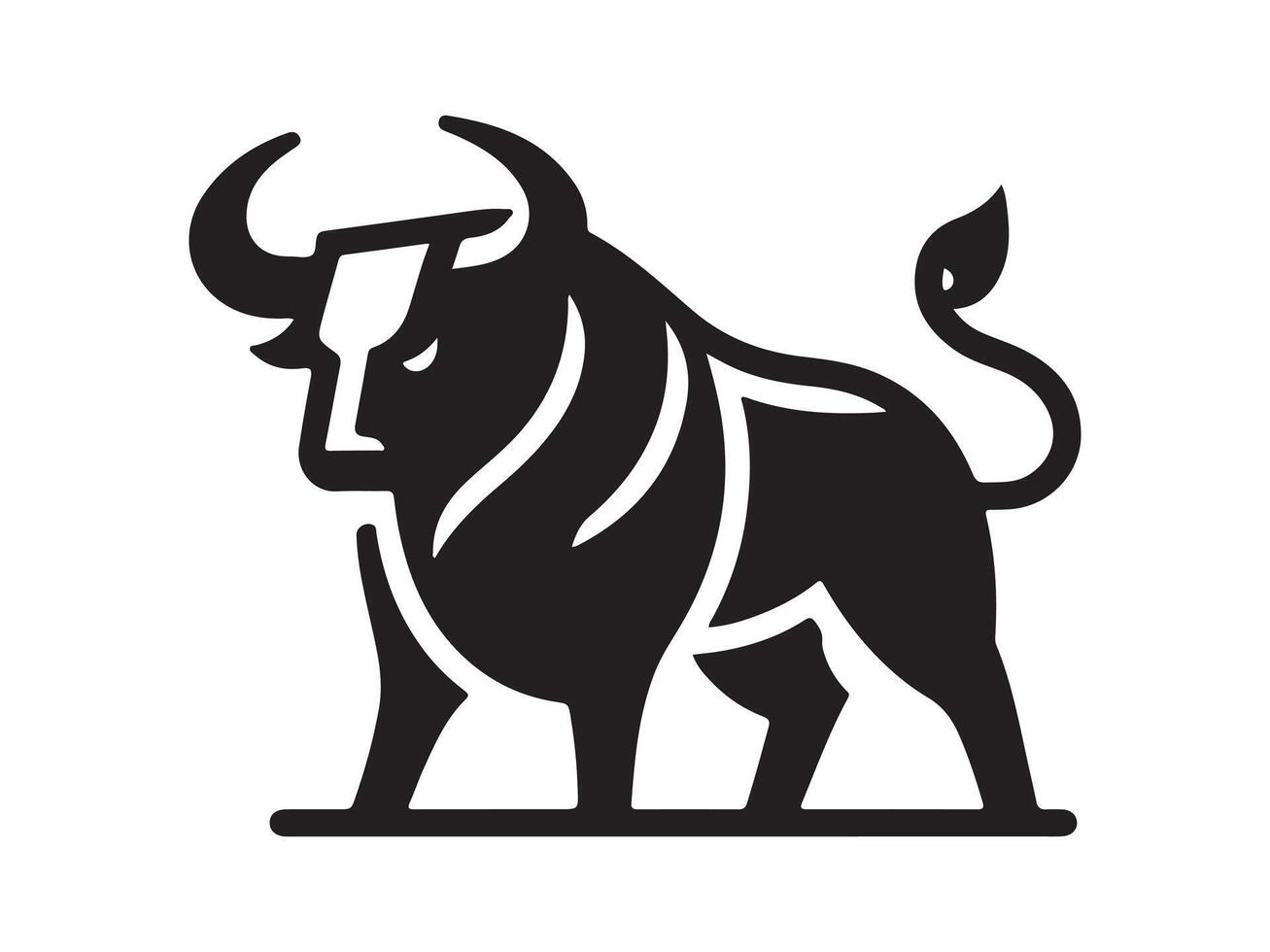 bull icon illustration vector
