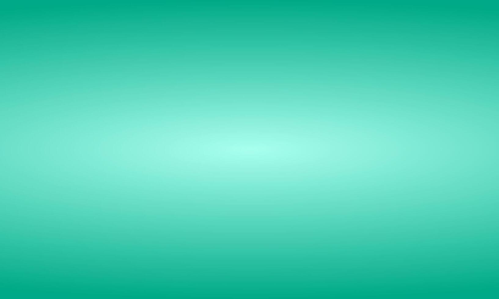 Abstract aqua green color gradient spotlight background. Elegant blurred gradation art backdrop template vector