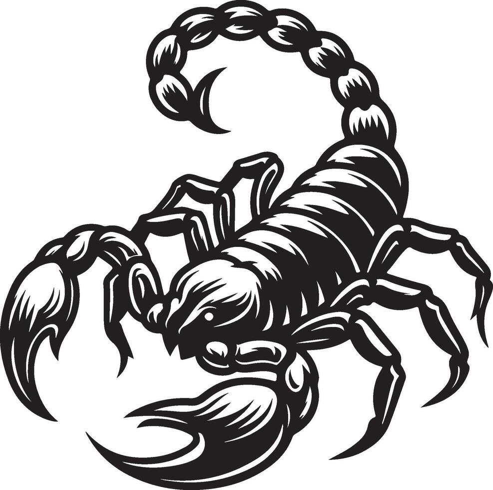 Scorpion Silhouette Art vector