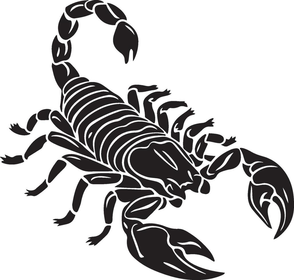 Scorpion Silhouette Art vector