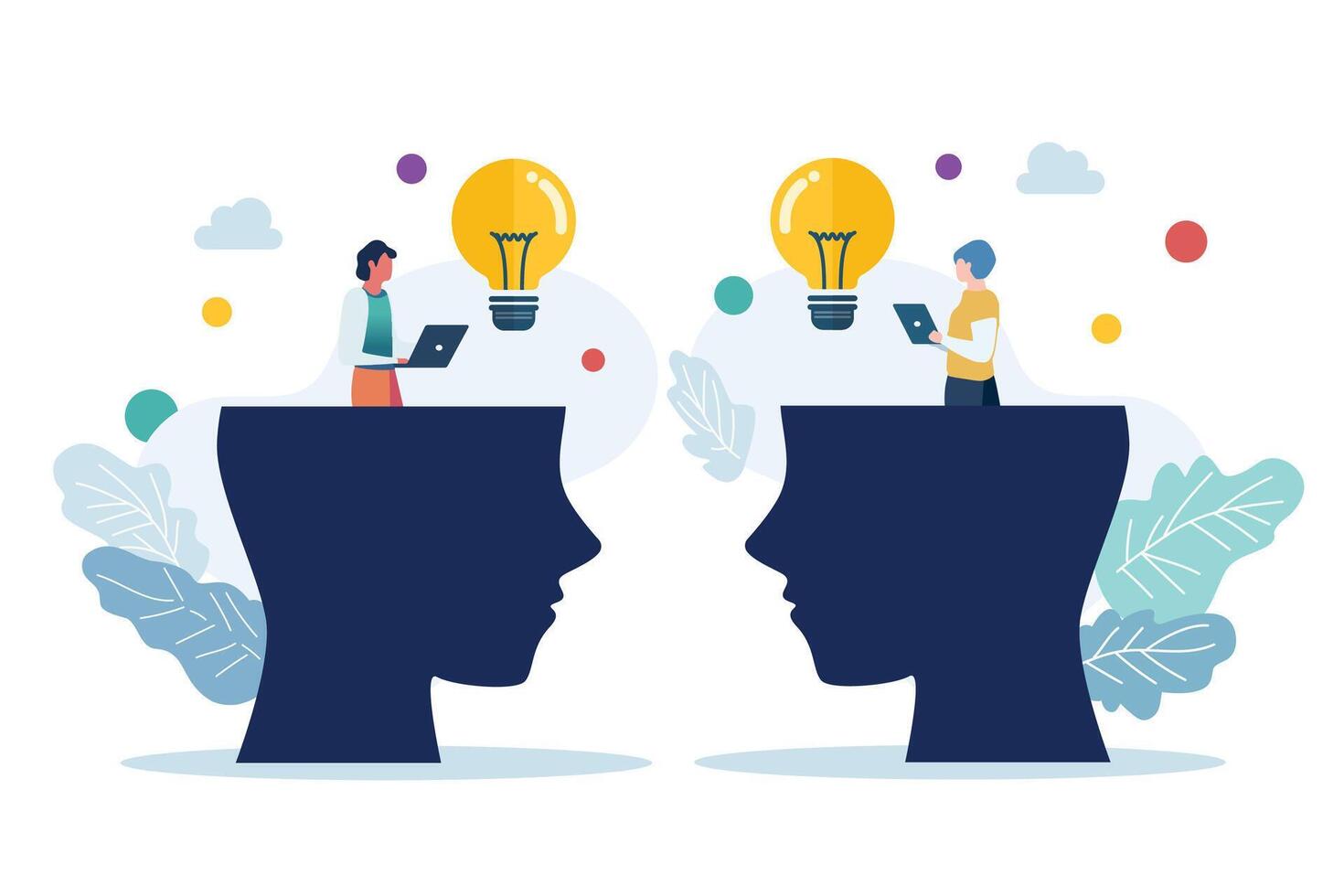 Peer Learning Vector Art, Icons, and Graphics for Free Download