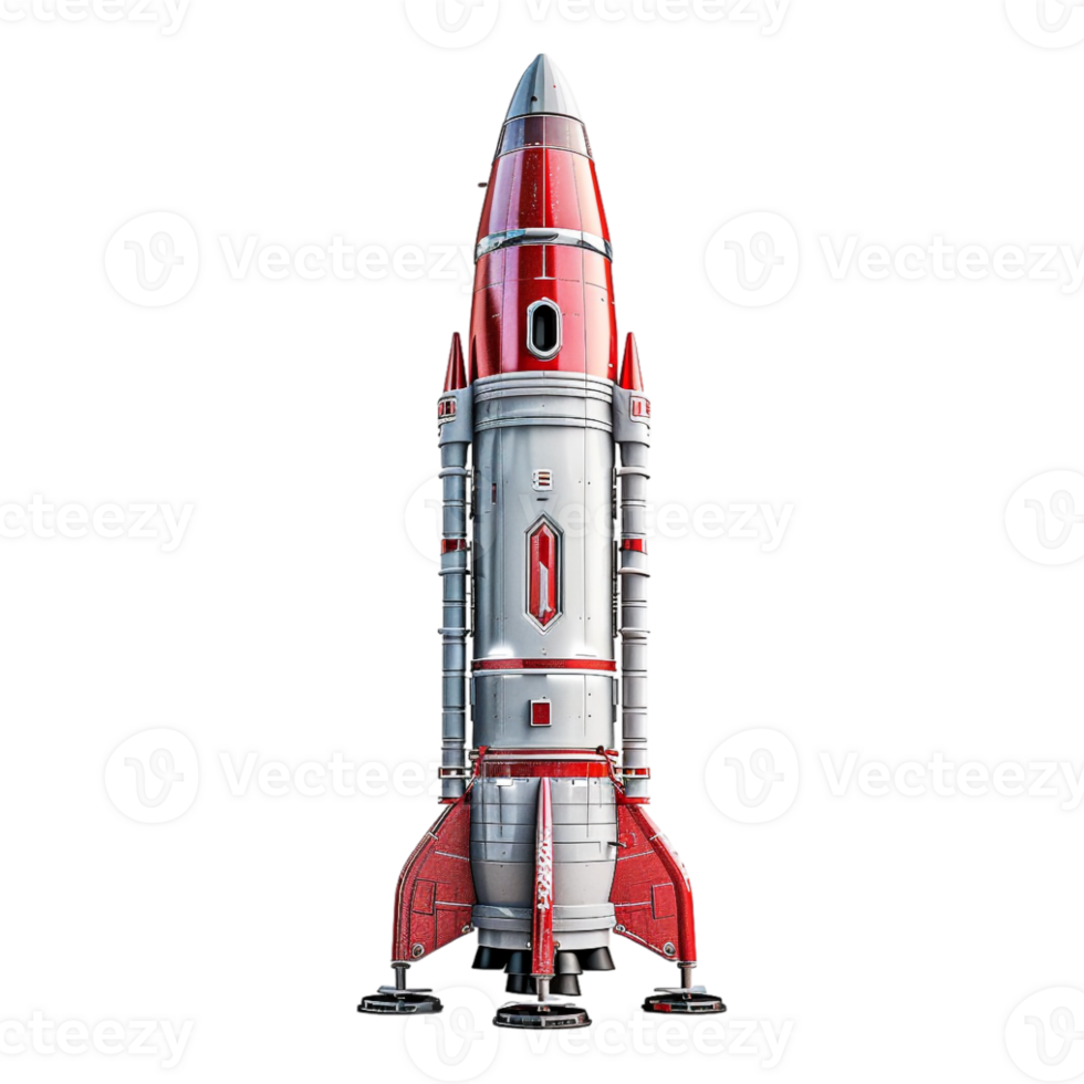 Space Rocket on Transparent Background png