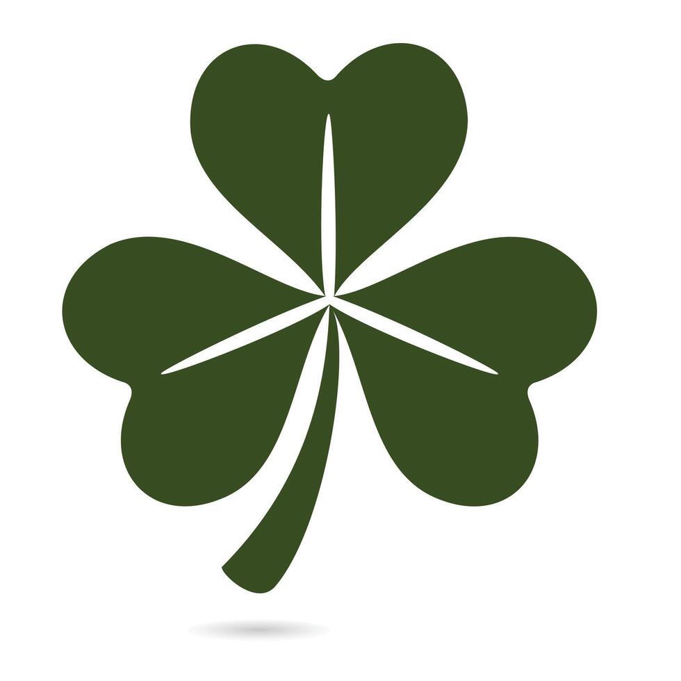 Four leaf clover St Patricks Day vector